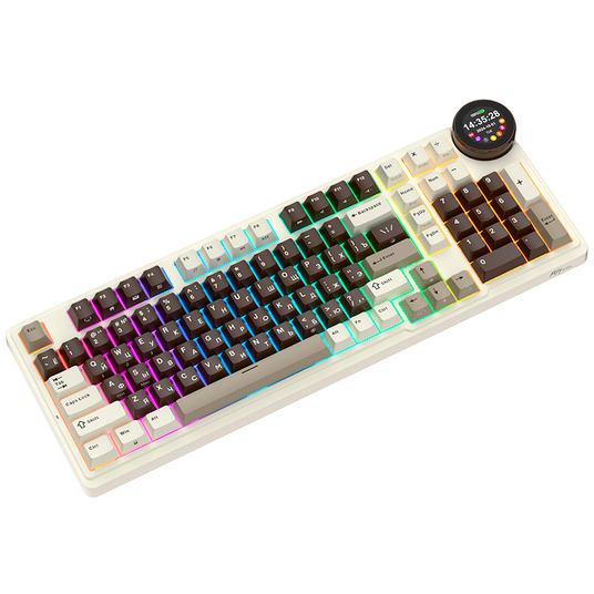 Клавиатура Royal Kludge N99 Mokko Grey (Cream Switch) — изображение 5