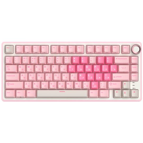 Клавиатура Royal Kludge R75 Pink Melody (Cream Switch) — изображение 2