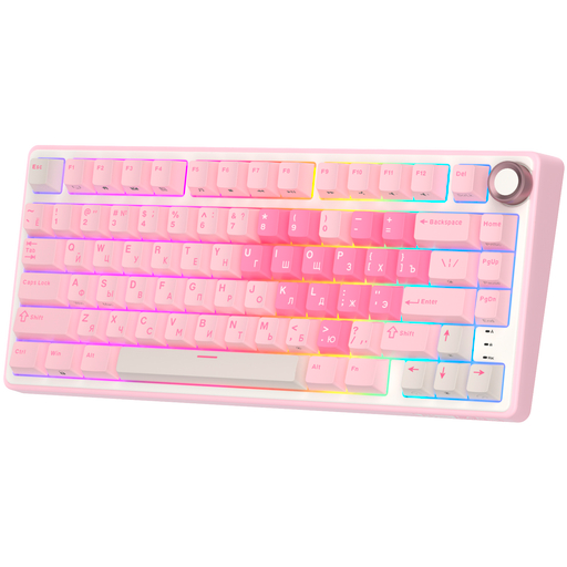 Клавиатура Royal Kludge R75 Pink Melody (Cream Switch) — изображение 8