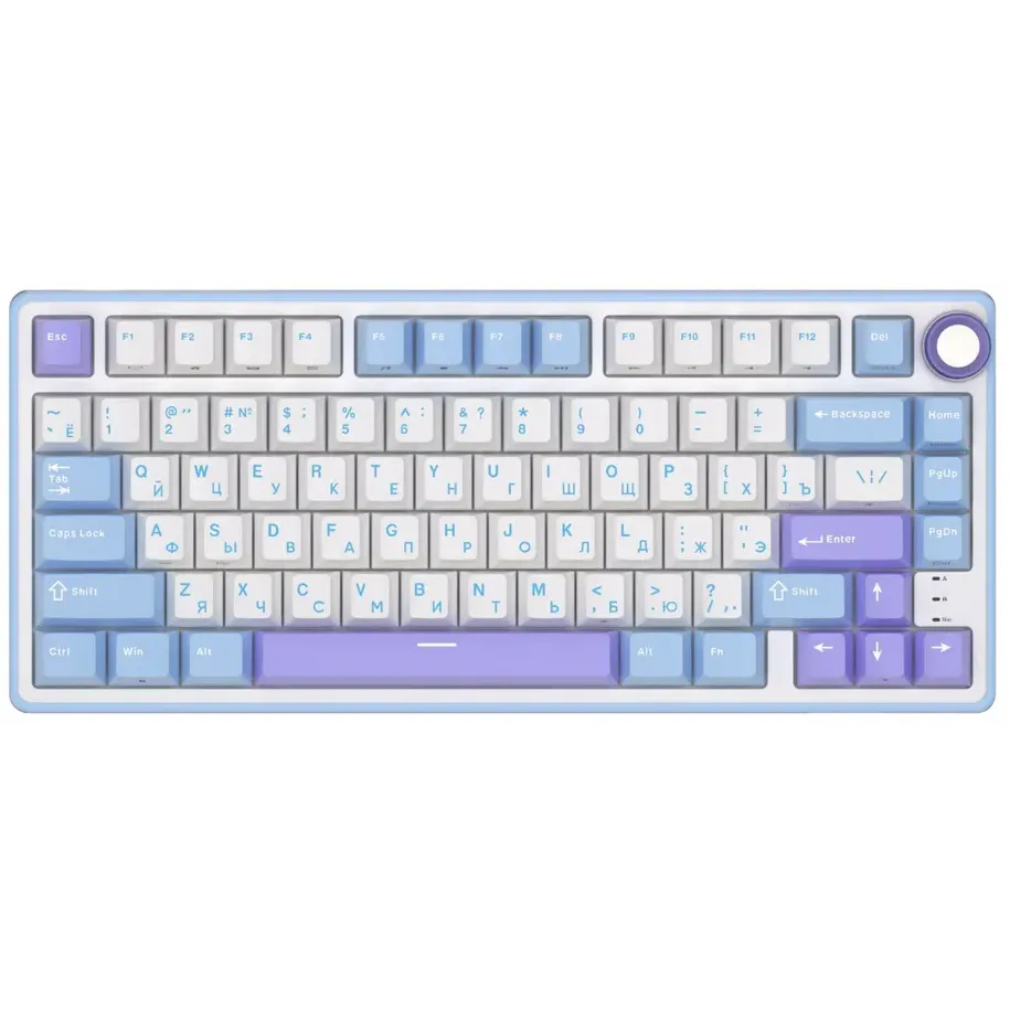 Клавиатура Royal Kludge R75 Taro Milk (Silver Switch) — изображение 2