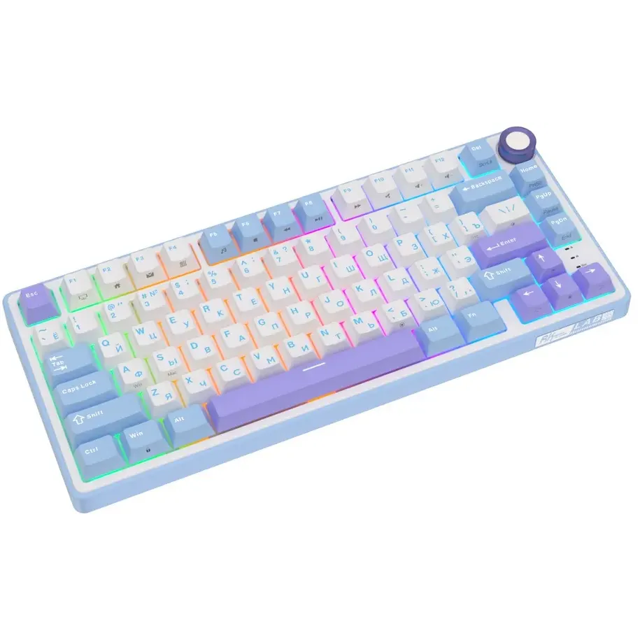 Клавиатура Royal Kludge R75 Taro Milk (Silver Switch) — изображение 3