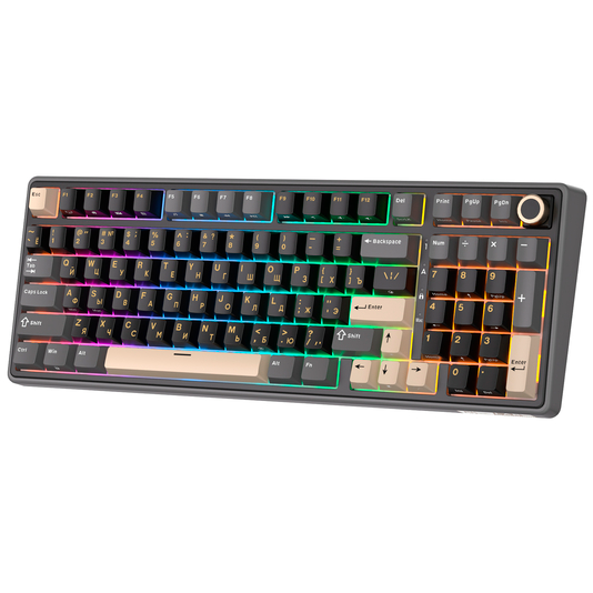 Клавиатура Royal Kludge R98 Pro Phantom (Cream Switch) — изображение 3