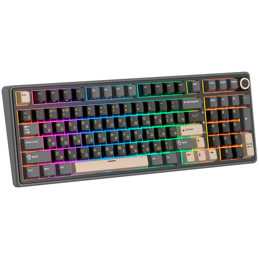 Клавиатура Royal Kludge R98 Pro Phantom (Cream Switch) — изображение 4