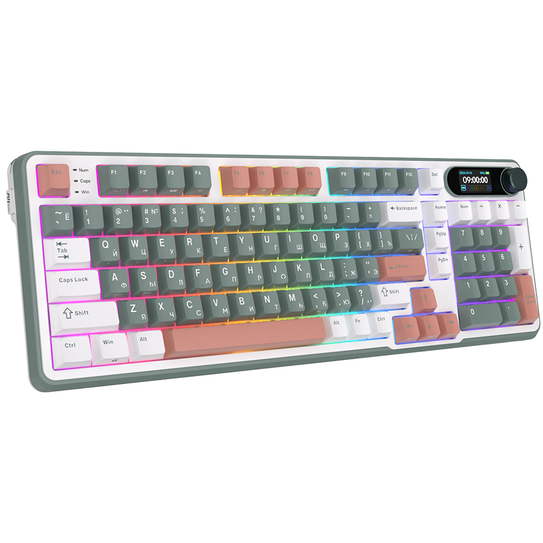 Клавиатура Royal Kludge RK-S98 Camping (Chartreuse Switch) — изображение 5