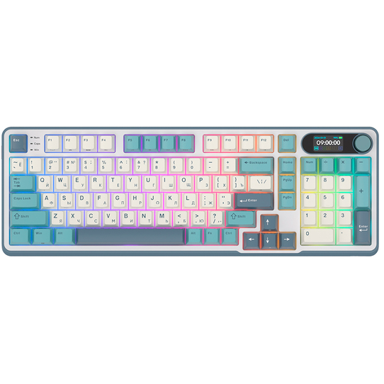 Клавиатура Royal Kludge RK-S98 Light Cloud (Chartreuse Switch)