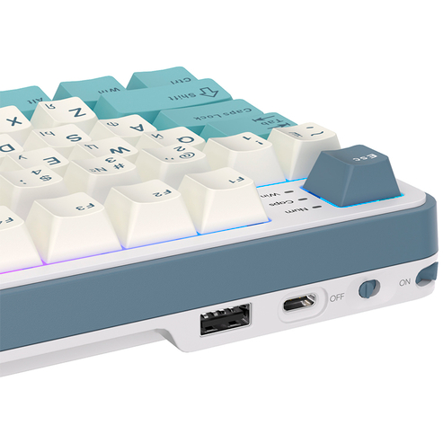 Клавиатура Royal Kludge RK-S98 Light Cloud (Chartreuse Switch) — изображение 2