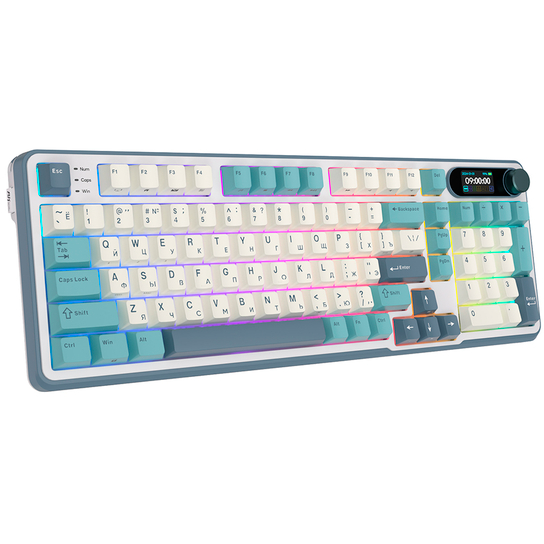 Клавиатура Royal Kludge RK-S98 Light Cloud (Chartreuse Switch) — изображение 5
