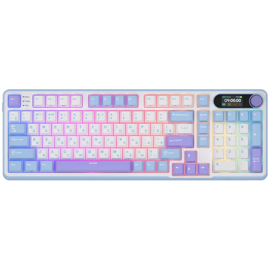 Клавиатура Royal Kludge RK-S98 Taro Milk (Cream Switch)