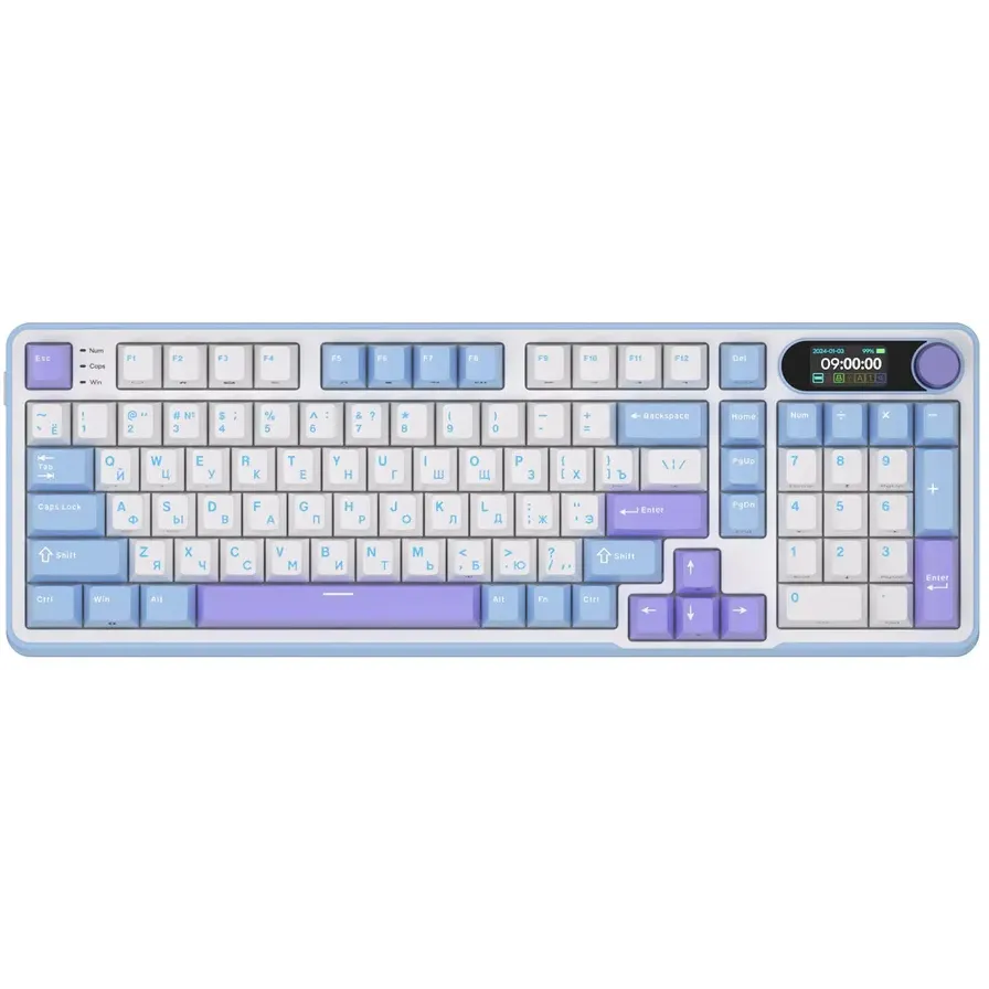 Клавиатура Royal Kludge RK-S98 Taro Milk (Cream Switch) — изображение 2
