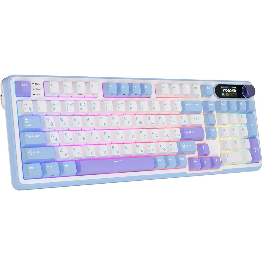 Клавиатура Royal Kludge RK-S98 Taro Milk (Cream Switch) — изображение 5