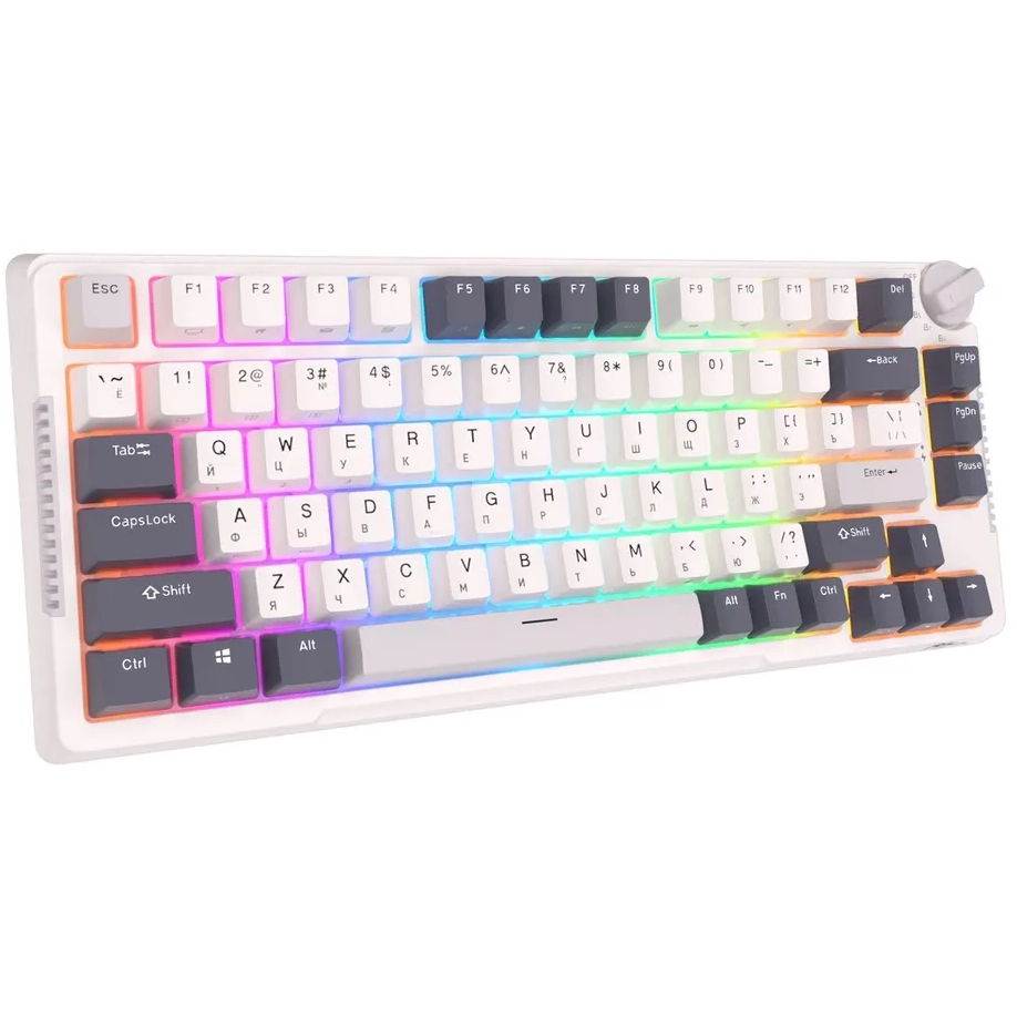 Клавиатура Royal Kludge RKH81 White Night (Sky Cyan Switch) — изображение 3