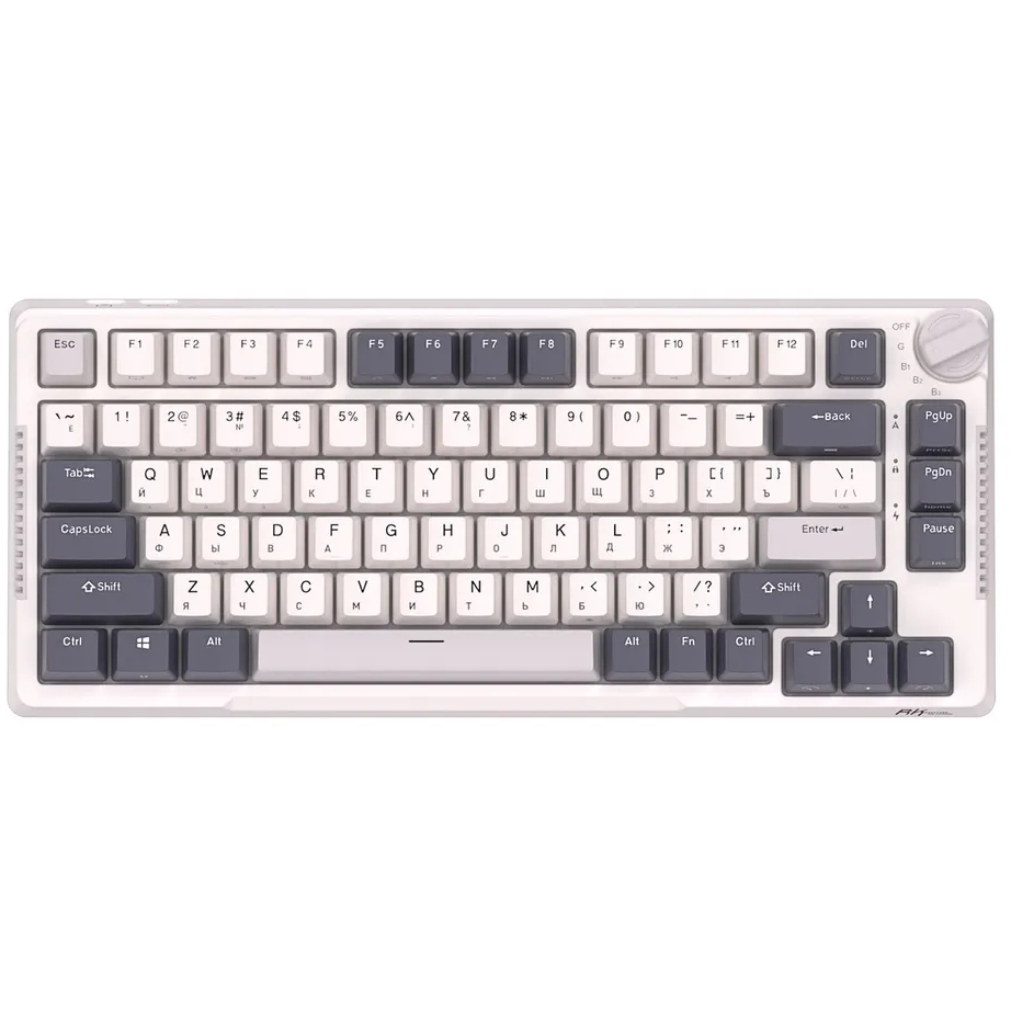 Клавиатура Royal Kludge RKH81 White Night (Sky Cyan Switch) — изображение 4