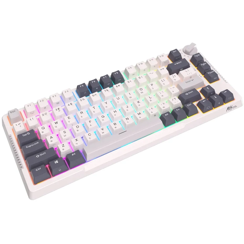 Клавиатура Royal Kludge RKH81 White Night (Sky Cyan Switch) — изображение 5