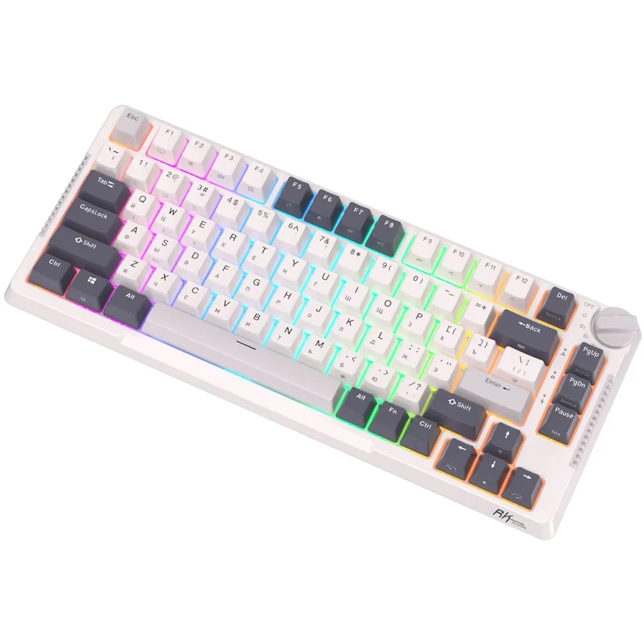 Клавиатура Royal Kludge RKH81 White Night (Sky Cyan Switch) — изображение 6