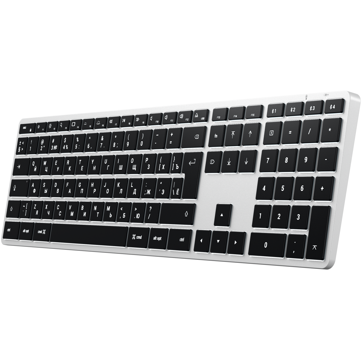 Клавиатура Satechi Slim X3 Bluetooth Backlit Silver (ST-BTSX3S-RU)
