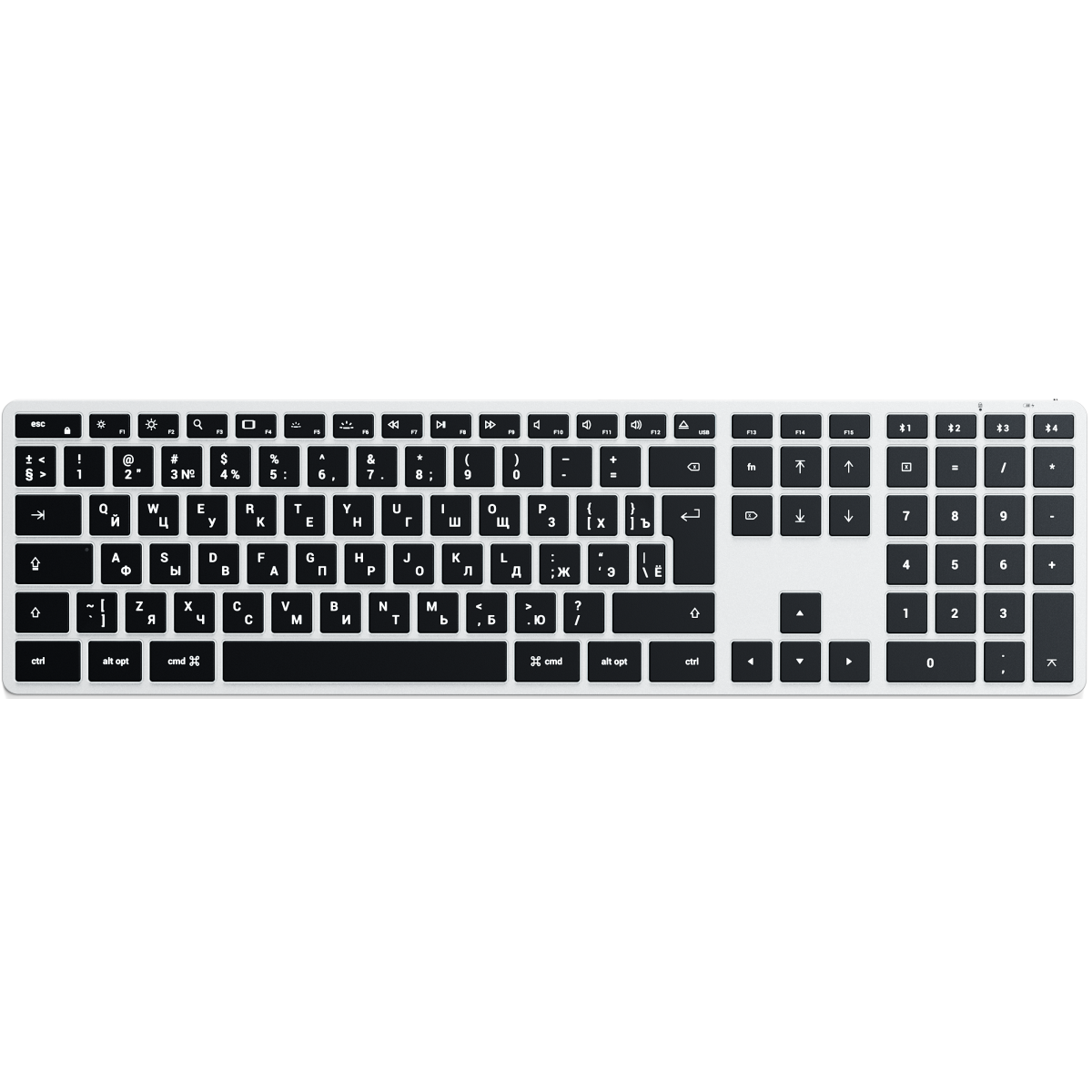 Клавиатура Satechi Slim X3 Bluetooth Backlit Silver (ST-BTSX3S-RU) — изображение 2