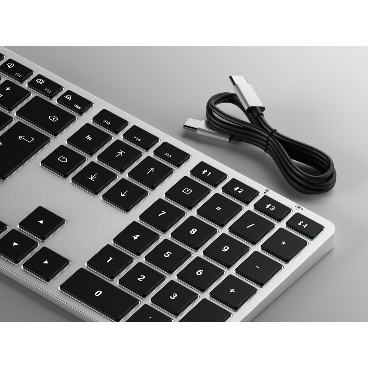 Клавиатура Satechi Slim X3 Bluetooth Backlit Silver (ST-BTSX3S-RU) — изображение 8