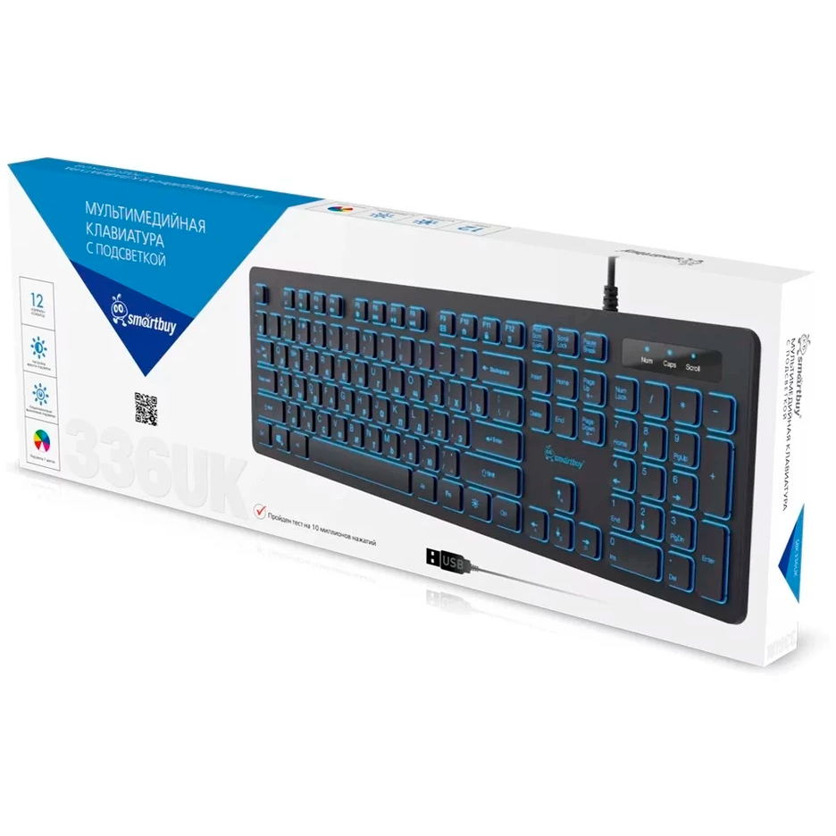 Клавиатура SmartBuy 336 USB Black — изображение 4