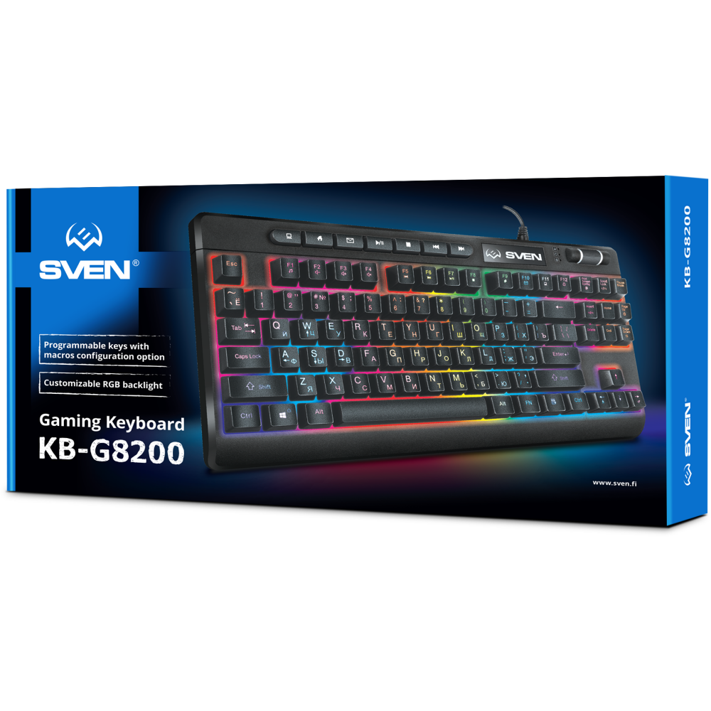 Клавиатура Sven KB-G8200 Black — изображение 8