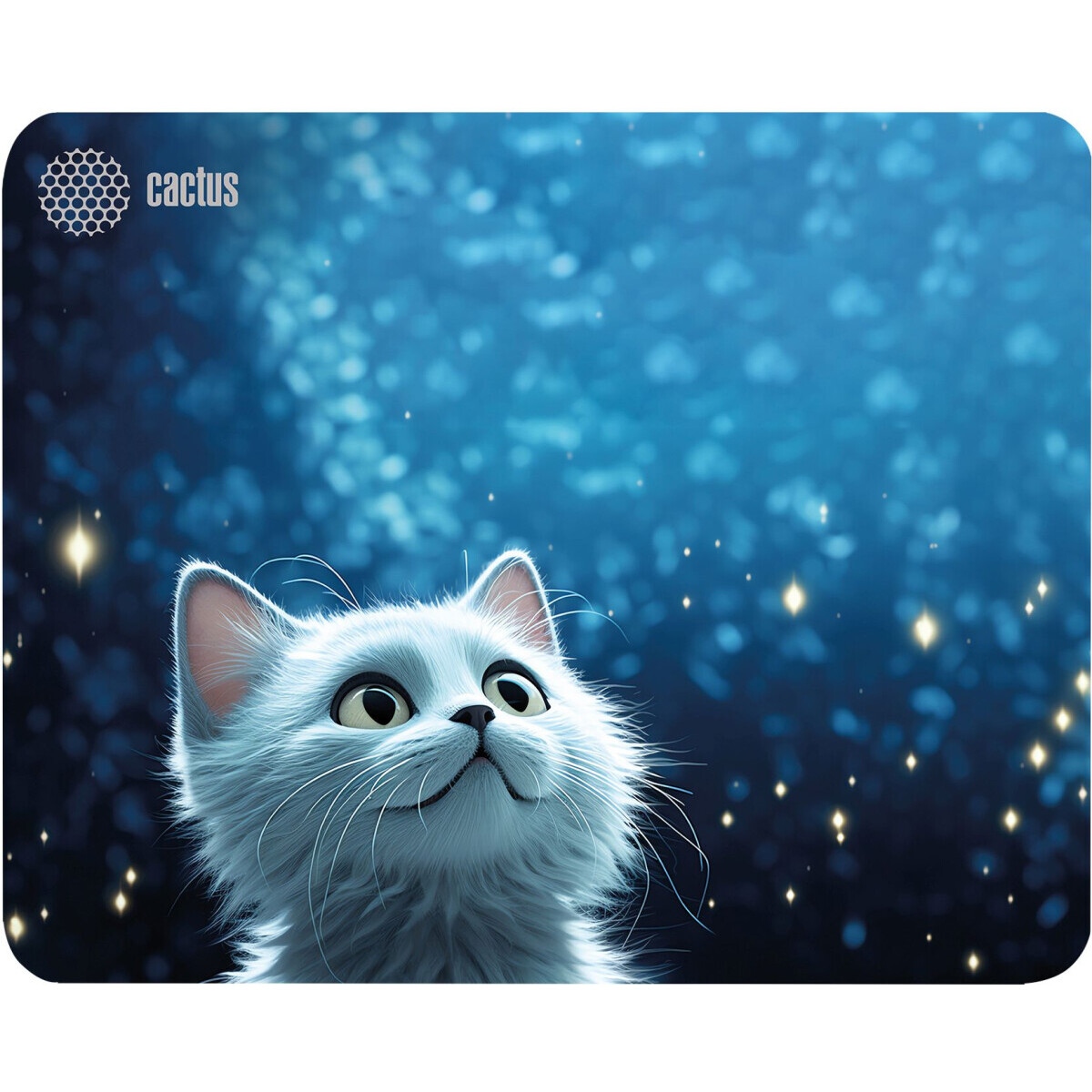 Коврик для мыши Cactus CS-MPC-D11M White Cat