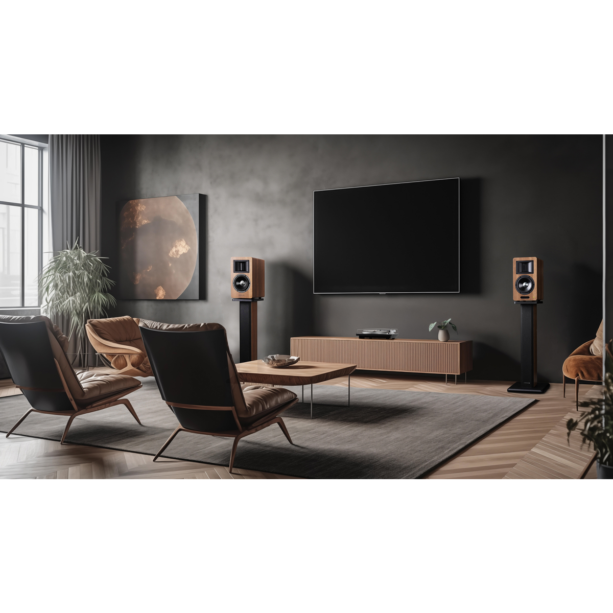 Колонки AirPulse A200T Walnut — изображение 3