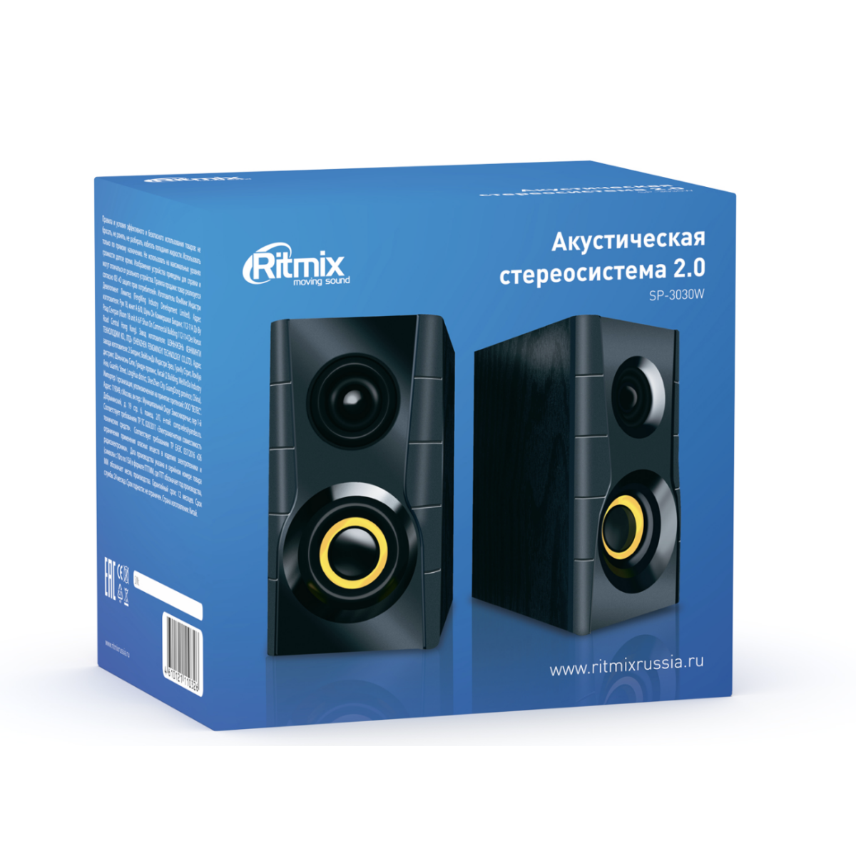 Колонки Ritmix SP-3030W Black — изображение 2
