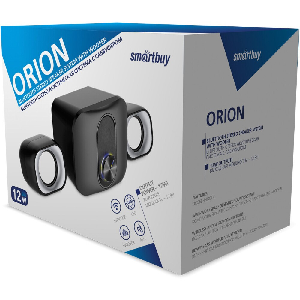 Колонки SmartBuy ORION Black (SBA-4400) — изображение 3