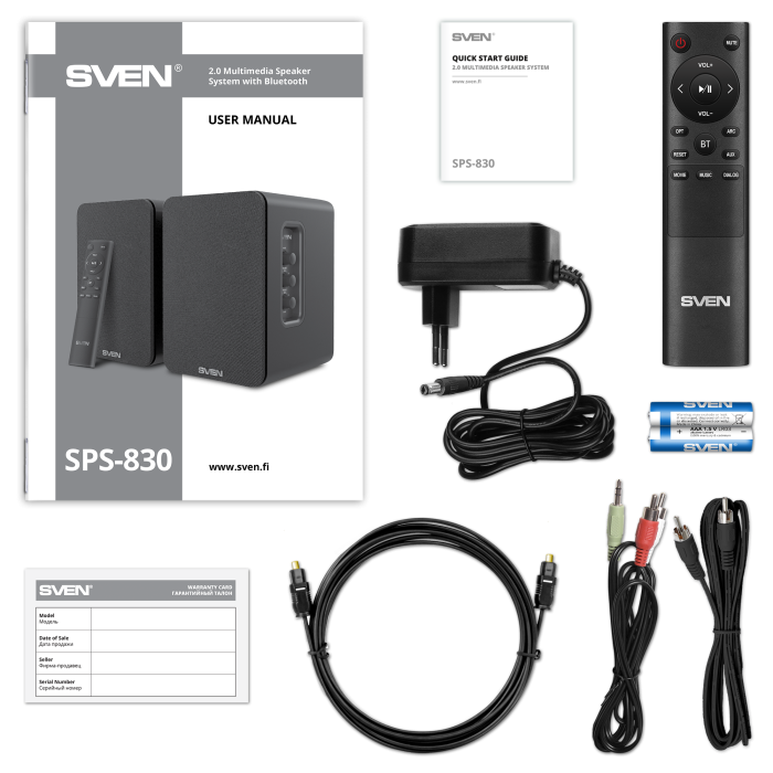 Колонки Sven SPS-830 Black — изображение 6