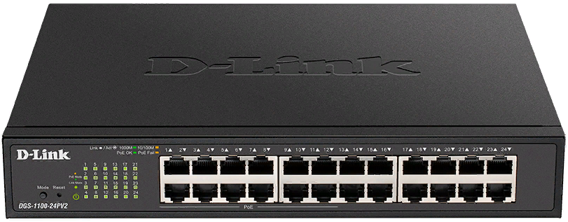 Коммутатор D-link DGS-1100-24PV2/A3A