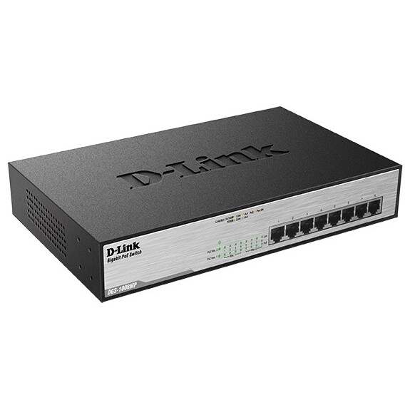 Коммутатор (свитч) D-Link DGS-1008MP — изображение 2