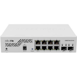 Коммутатор управляемый Mikrotik CSS610-8G-2S+IN