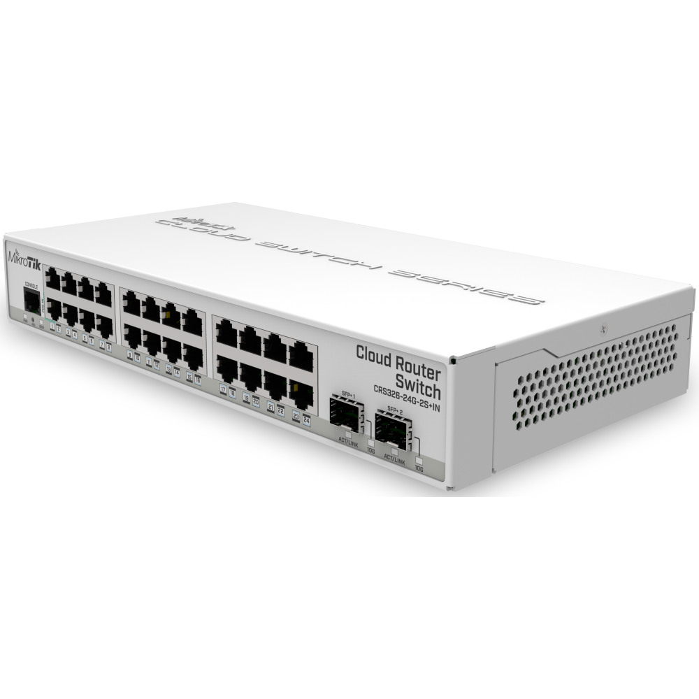 Коммутатор Mikrotik CRS326-24G-2S+IN