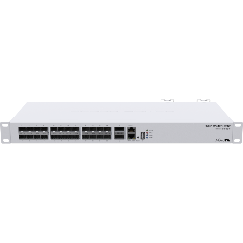 Коммутатор Mikrotik CRS326-24S+2Q+RM
