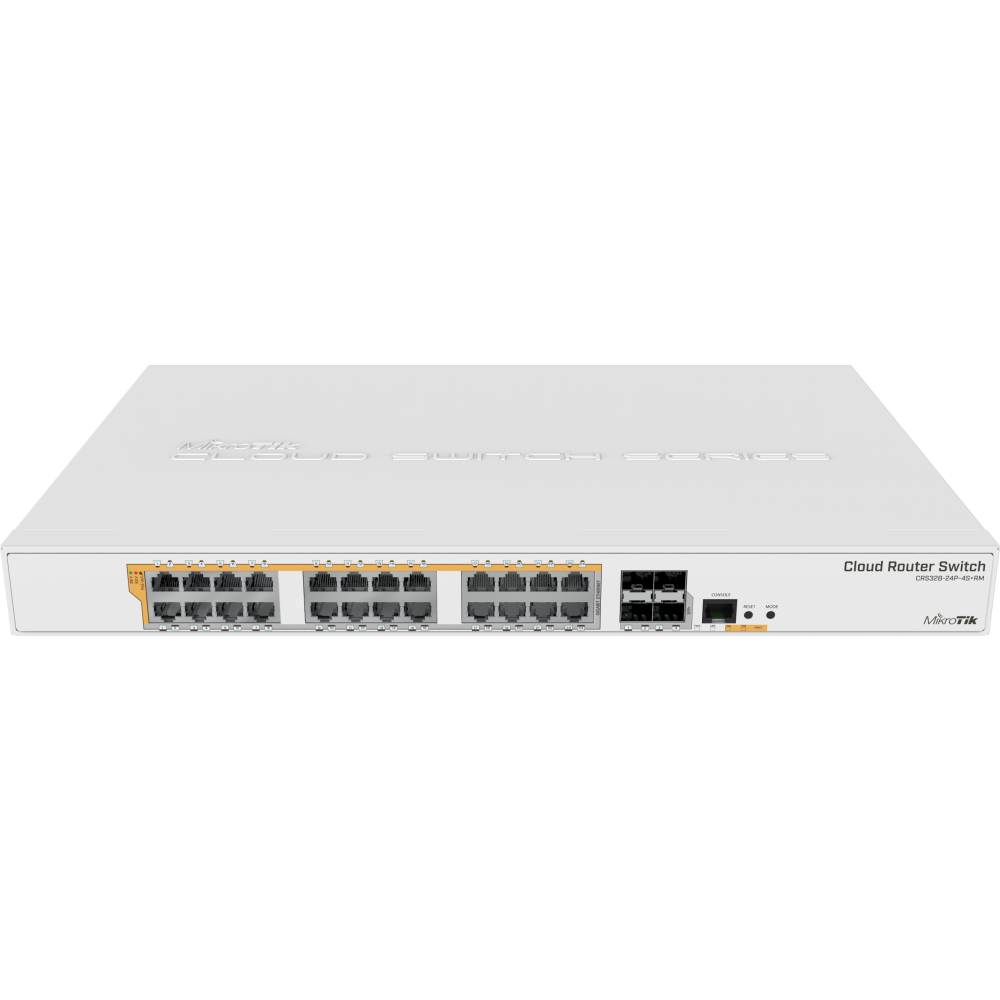 Коммутатор Mikrotik CRS328-24P-4S+RM