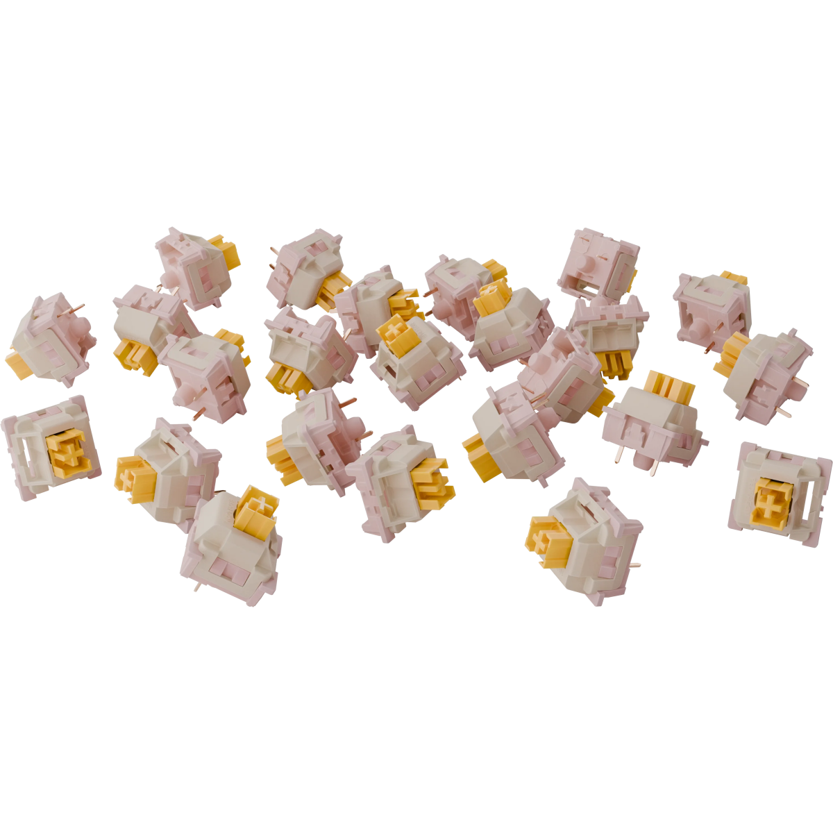 Комплект свитчей Redragon Bullet QL Beige/Peach (70910) — изображение 4