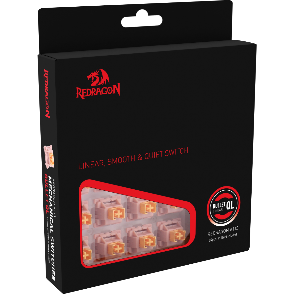 Комплект свитчей Redragon Bullet QL Beige/Peach (70910) — изображение 5