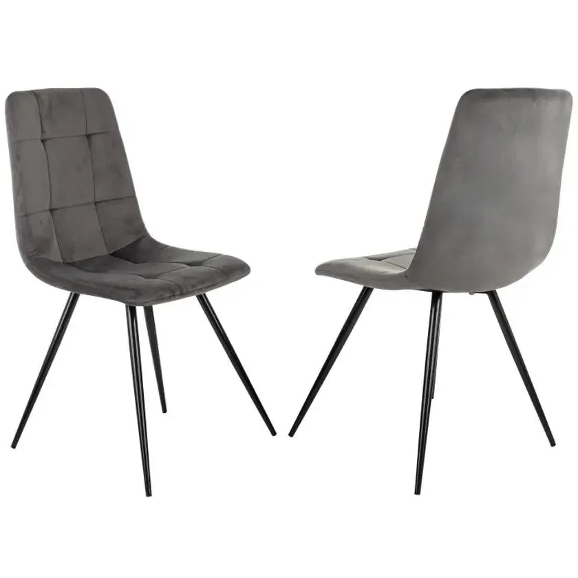 Комплект стульев DOMFY Chilly 2 Dark Grey