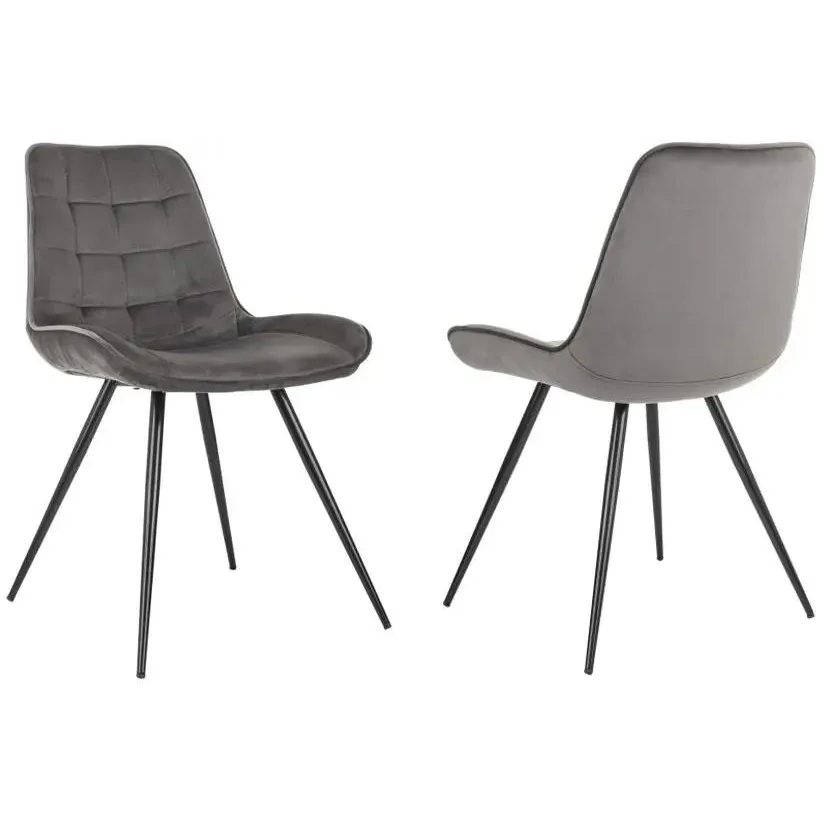 Комплект стульев DOMFY Флекс 2 Dark Grey