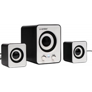 Компьютерная акустика 2.1 Gembird SPK-21W, Белый, [SPK-21W]