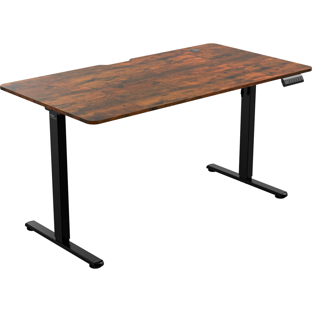 Компьютерный стол ZONE 51 e-Freeflow 140x75 Dark Wood