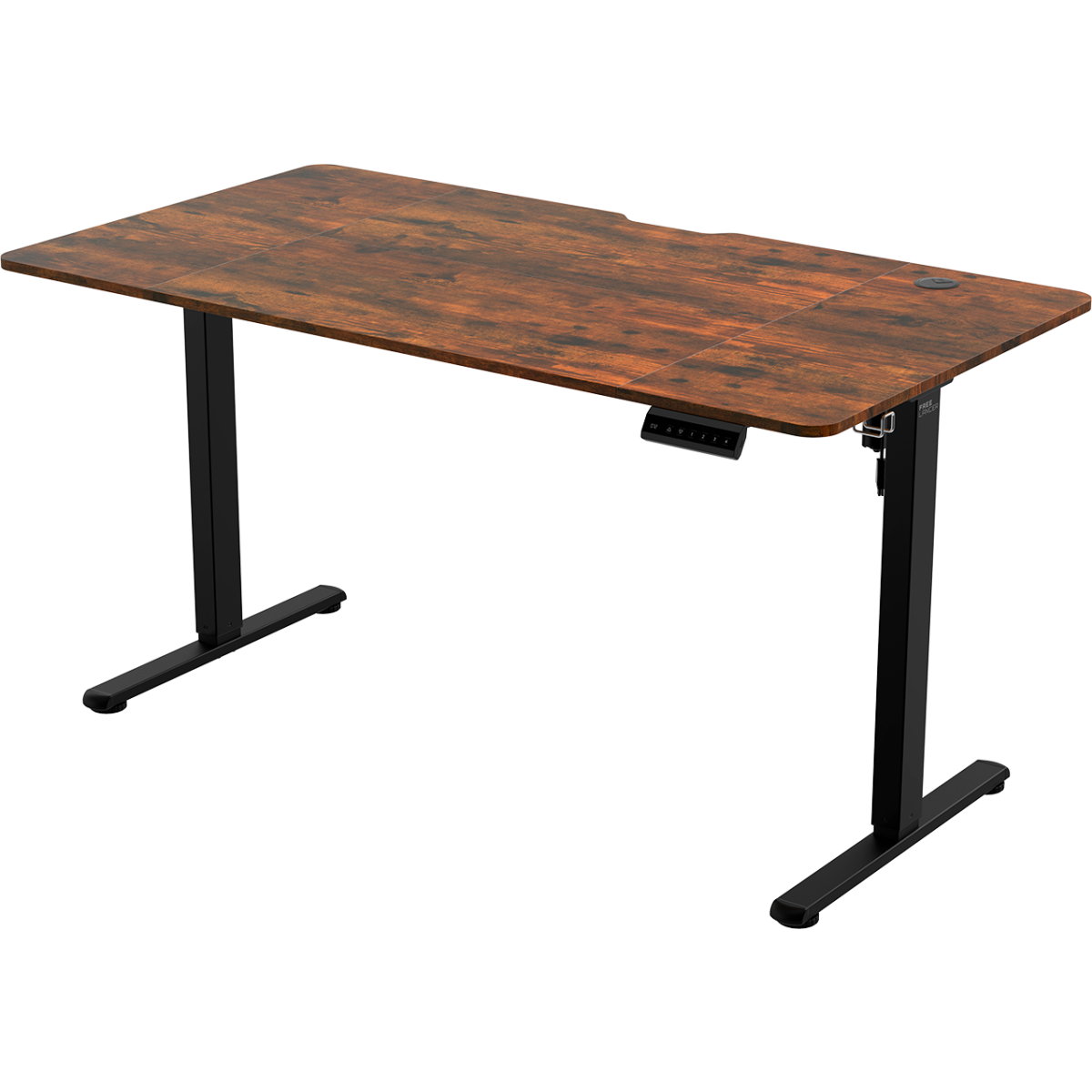 Компьютерный стол ZONE 51 e-Freeflow 140x75 Dark Wood — изображение 3
