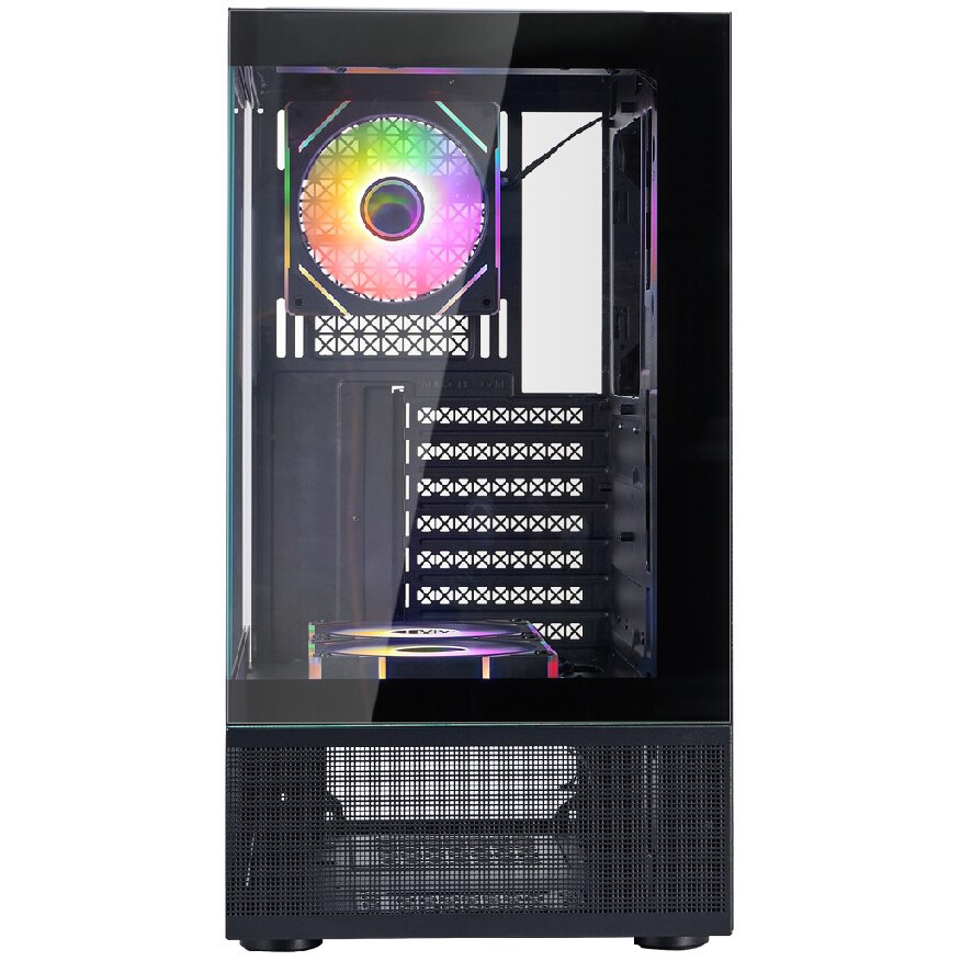 Корпус 1STPLAYER MIKU Mi7-A ARGB Black (Mi7-A-BK-2FC7R-1FC7) — изображение 2