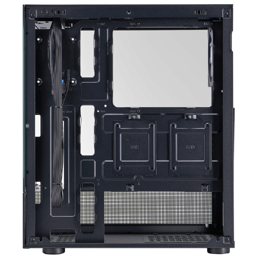 Корпус 1STPLAYER MIKU Mi7-A ARGB Black (Mi7-A-BK-2FC7R-1FC7) — изображение 5