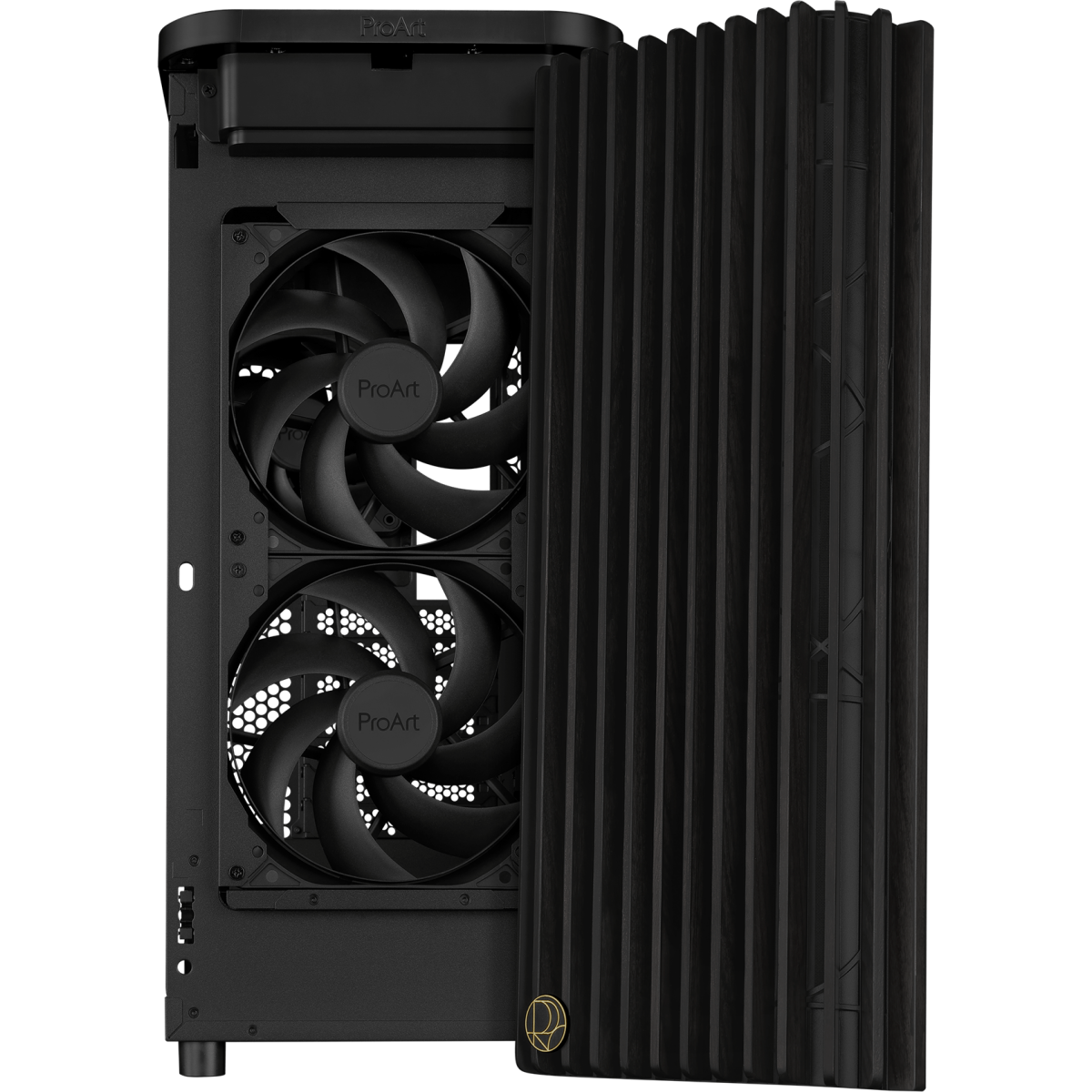 Корпус ASUS ProArt PA401 Wood Edition Mesh Panel Black — изображение 3