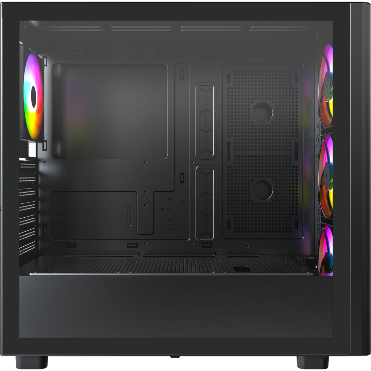 Корпус ATX Montech XR WOOD BLACK — изображение 3