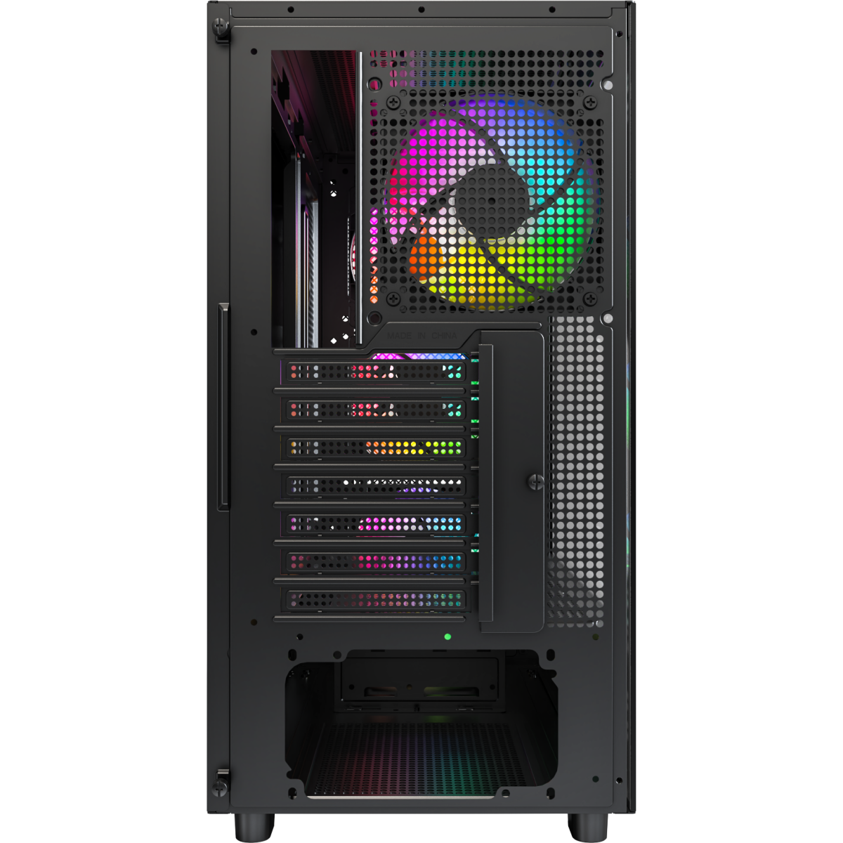 Корпус ATX Montech XR WOOD BLACK — изображение 5