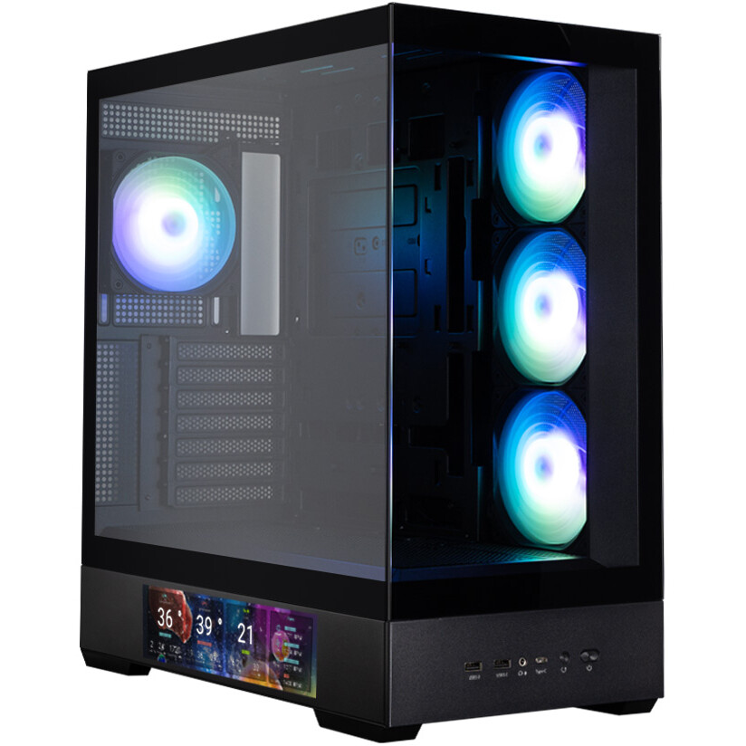 Корпус ATX Zalman P40 DS Black