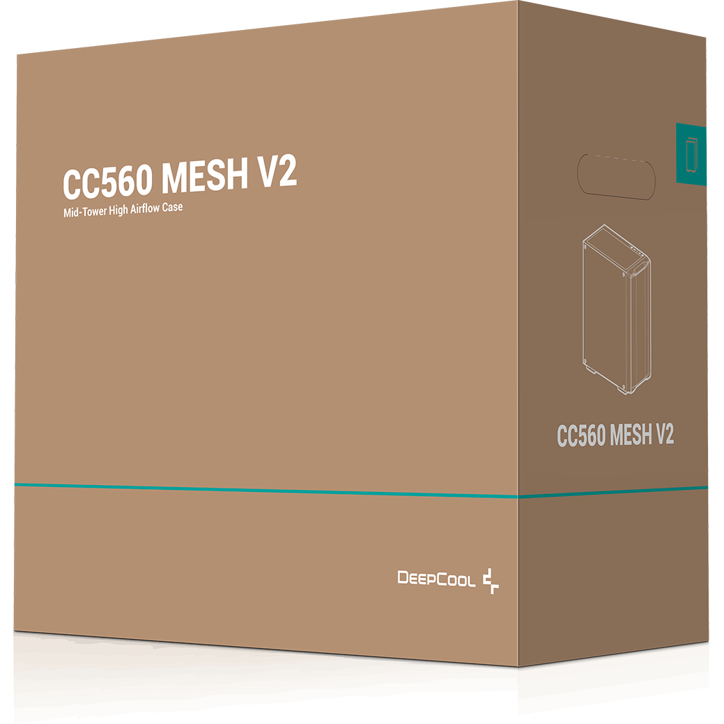 Корпус DeepCool CC560 MESH V2 Black — изображение 2