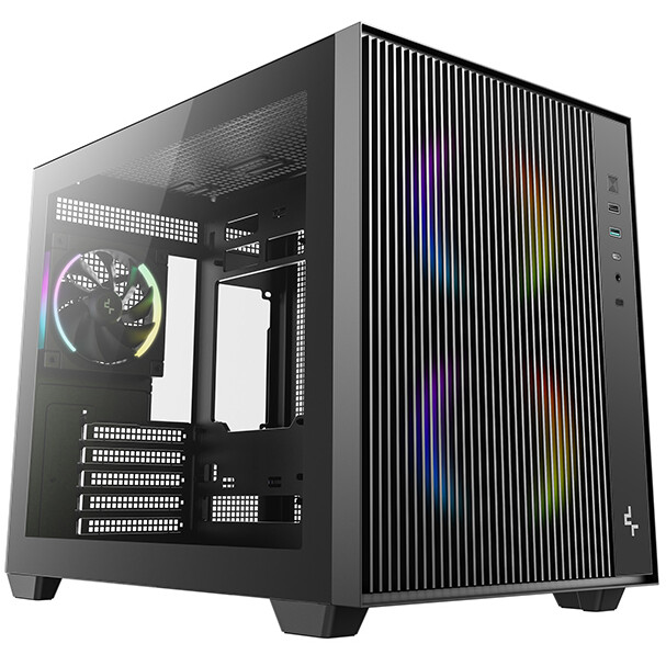 Корпус DeepCool CG330 Mesh 3F Black