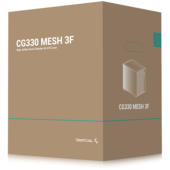 Корпус DeepCool CG330 Mesh 3F Black — изображение 3